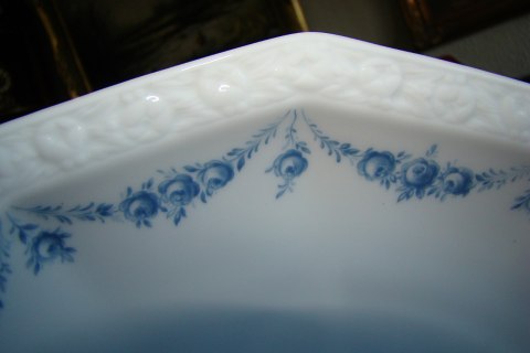 patera Rosenthal Maria Rosenkante Blau 28 cm patera Rosenthal Maria Rosenkante Blau 28 cm
