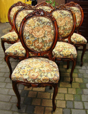 6 pięknych krzeseł - MEDALIONÓW