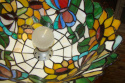 stojąca lampa witrażowa Tiffany wys. 186 cm