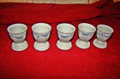 5 x kieliszek do jaja Rosenthal Maria Blau