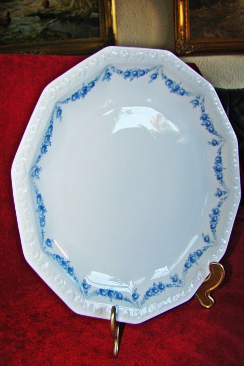 patera Rosenthal Maria Rosenkante Blau 28 cm patera Rosenthal Maria Rosenkante Blau 28 cm