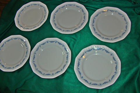 6x talerz śniad. Rosenthal Maria Blau