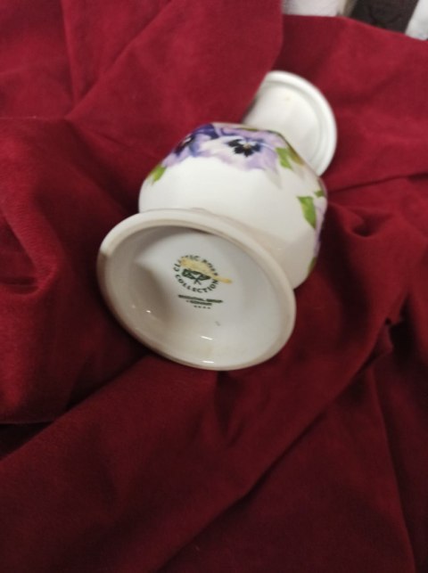 świecznik Rosenthal Biała Maria Bratki świecznik Rosenthal Biała Maria Bratki