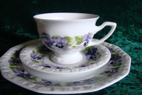 filiżanka- zestaw Rosenthal Maria Bratki filiżanka- zestaw Rosenthal Maria Bratki