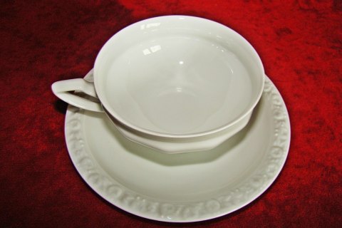 filiżanka do herbaty+ podstawek Rosenthal Biała Maria,1926r filiżanka do herbaty+ podstawek Rosenthal Biała Maria,1926r