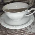 filiżanka do herbaty+ podstawek Rosenthal Biała Maria
