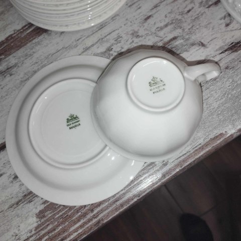 filiżanka do herbaty+ podstawek Rosenthal Biała Maria filiżanka do herbaty+ podstawek Rosenthal Biała Maria