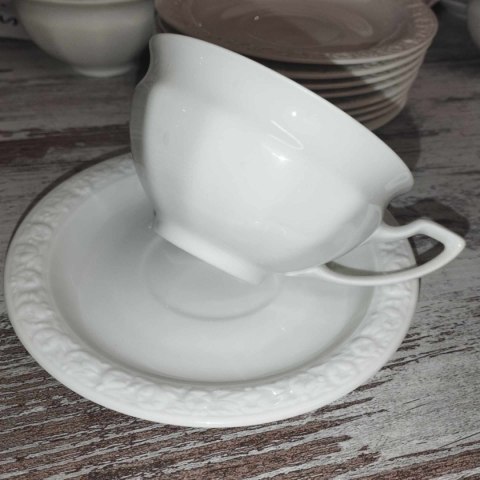 filiżanka do herbaty+ podstawek Rosenthal Biała Maria filiżanka do herbaty+ podstawek Rosenthal Biała Maria