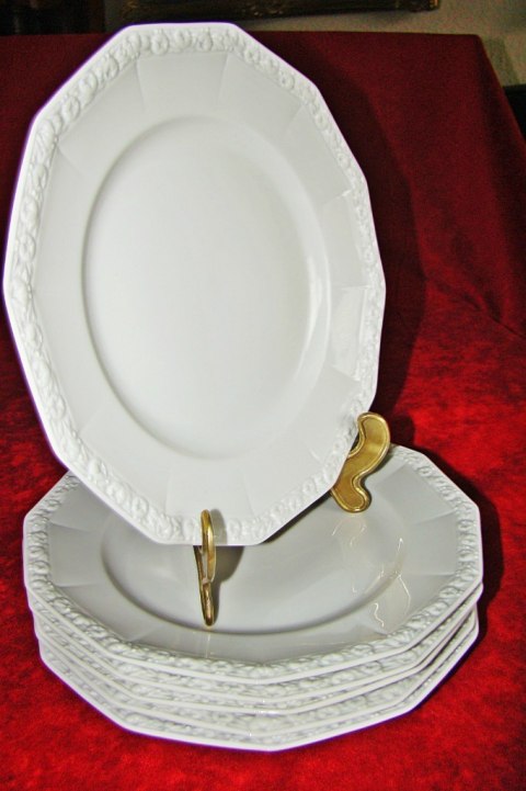 6x talerz płas. Rosenthal Biała Maria 26,5 cm 6x talerz płas. Rosenthal Biała Maria 26,5 cm
