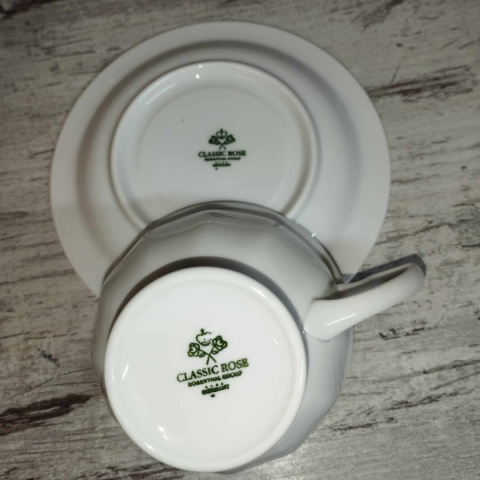 filiżanka z podst. Rosenthal Biała Maria filiżanka z podst. Rosenthal Biała Maria