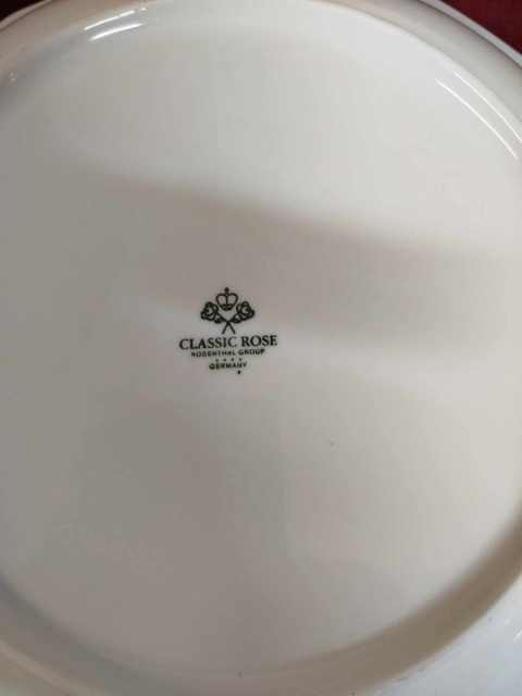 patera Rosenthal Maria Rosenkante Blau 28 cm patera Rosenthal Maria Rosenkante Blau 28 cm