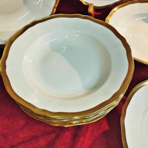 10 szt. talerzy głębokich Koenigszelt, porcelana śląska- Juliane 10 szt. talerzy głębokich Koenigszelt, porcelana śląska- Juliane