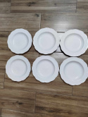 6x talerz głęboki Rosenthal Monbijou białe