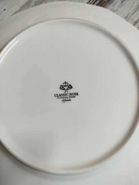 6x talerz płas. Rosenthal Biała Maria 6x talerz płas. Rosenthal Biała Maria