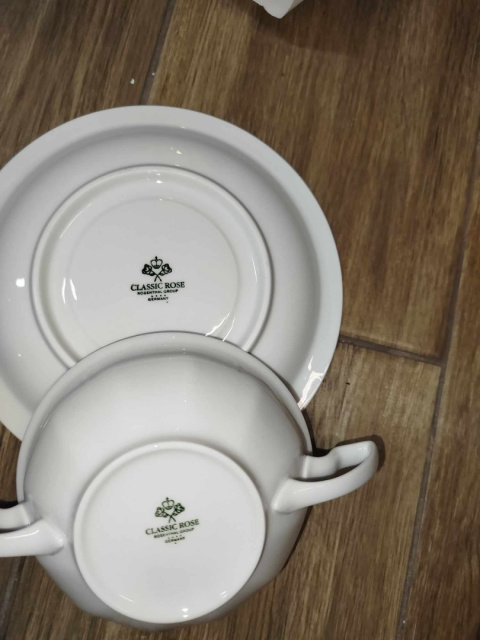 Rosenthal Biała Maria -bulionówka + spodek Rosenthal Biała Maria -bulionówka + spodek