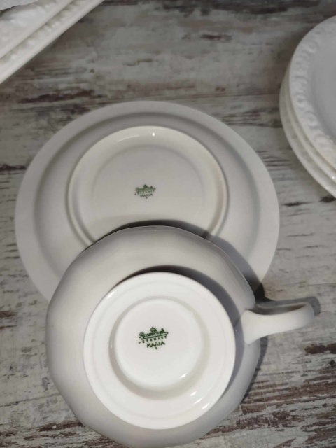 filiżanka do herbaty+ podstawek Rosenthal Biała Maria filiżanka do herbaty+ podstawek Rosenthal Biała Maria