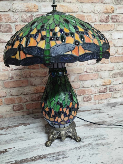 lampa witrażowa Tiffany- ważki lampa witrażowa Tiffany- ważki