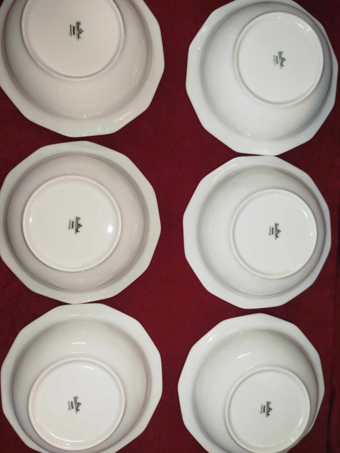 6 misek- salaterek Rosenthal Biała Maria śred. 17 cm 6 misek- salaterek Rosenthal Biała Maria śred. 17 cm