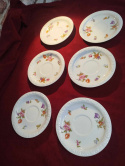 6x talerz podstawek do herbaty Rosenthal Maria Sommerstrauss, 16 cm