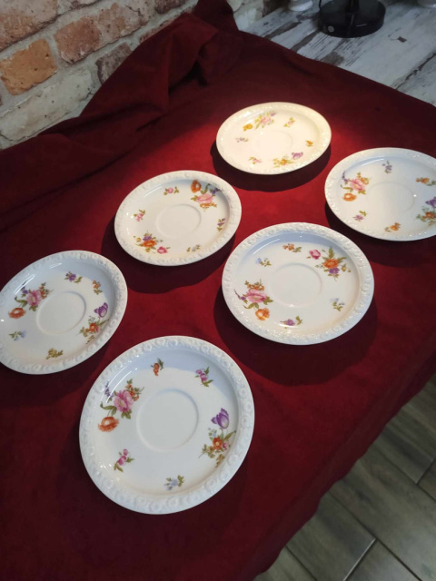 6x talerz podstawek do herbaty Rosenthal Maria Sommerstrauss, 16 cm 6x talerz podstawek do herbaty Rosenthal Maria Sommerstrauss, 16 cm