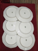 6x talerz śniad. Rosenthal Biała Maria śr. 20 cm