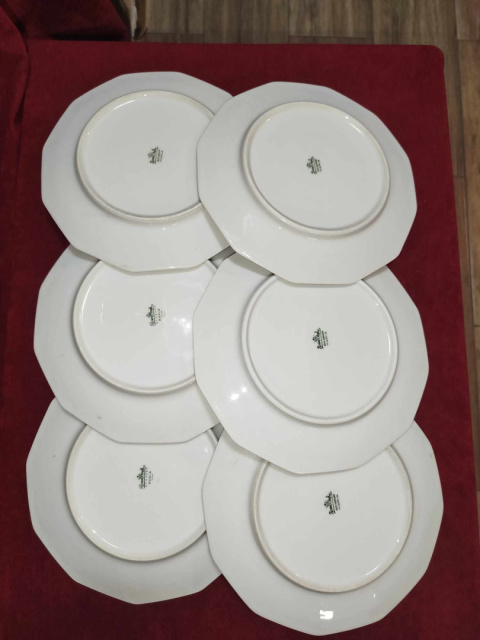 6x talerz śniad. Rosenthal Biała Maria śr. 20 cm 6x talerz śniad. Rosenthal Biała Maria śr. 20 cm