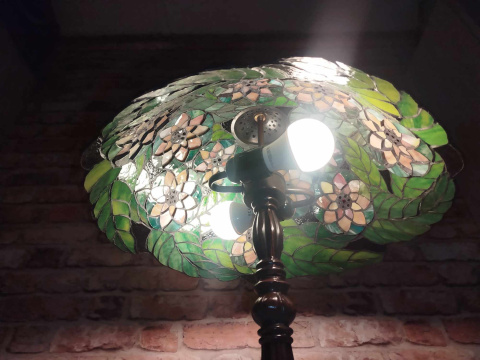 lampa witrażowa Tiffany wys.62 cm lampa witrażowa Tiffany wys.62 cm