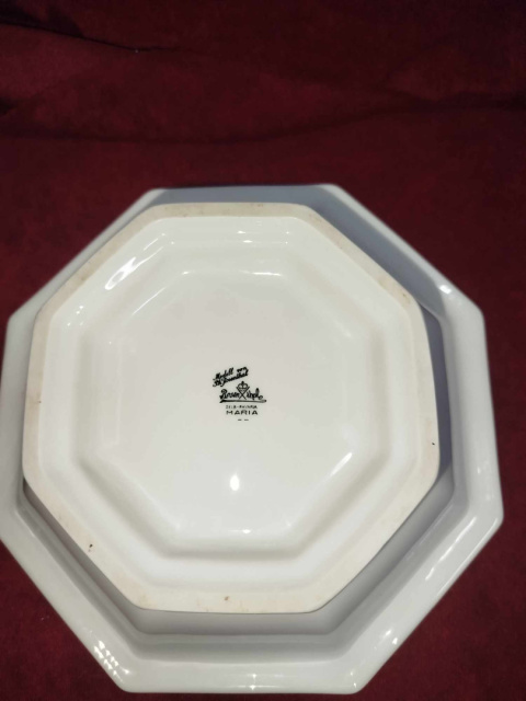 misa na stopie Rosenthal Biała Maria 27,5 cm 1926r misa na stopie Rosenthal Biała Maria 27,5 cm 1926r