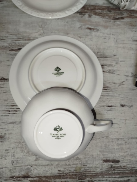 filiżanka do herbaty+ podstawek Rosenthal Biała Maria filiżanka do herbaty+ podstawek Rosenthal Biała Maria