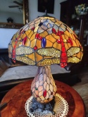 lampa witrażowa Tiffany- ważki