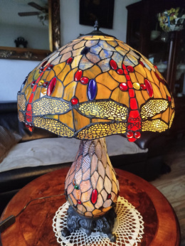 lampa witrażowa Tiffany- ważki
