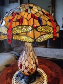 lampa witrażowa Tiffany- ważki