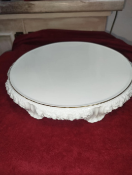 tortownica Rosenthal Biała Maria gold 1926 r.