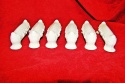 6 podstawek pod sztućce,koziołki Rosenthal Biała Maria