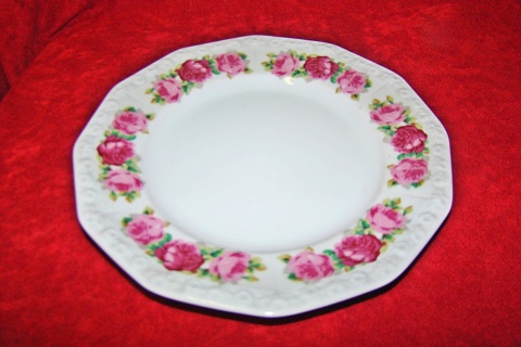 talerz śniadaniowy Rosenthal Maria Róże