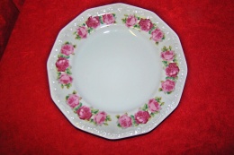 talerz śniadaniowy Rosenthal Maria Róże