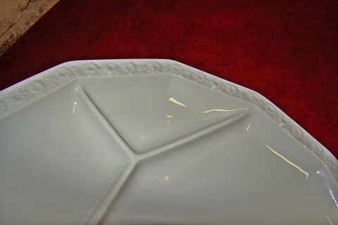 talerz trójdzielny Rosenthal Biała Maria