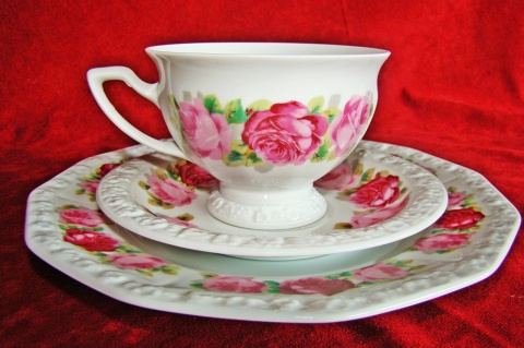 zestaw śniad. Rosenthal Maria - Róże