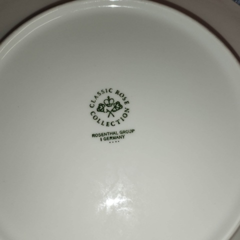 talerz płaski Rosenthal Biala Maria