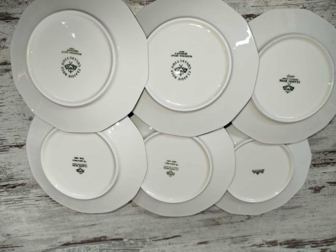6 x talerz Rosenthal Biała Maria 15,5 cm.