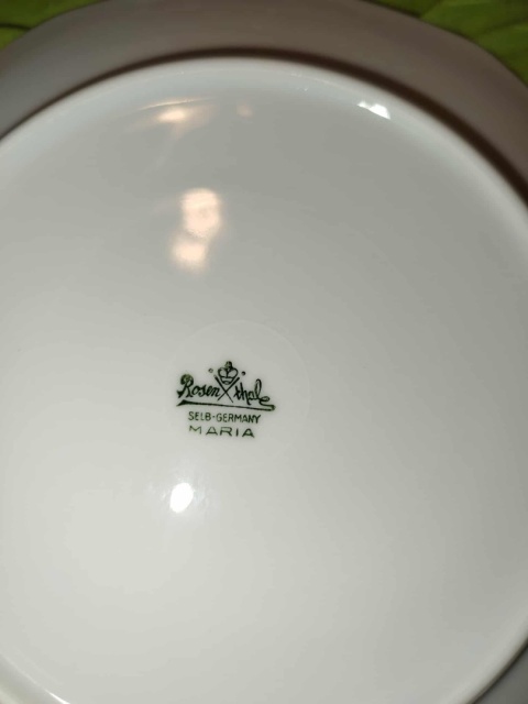 6x talerz śniad. Rosenthal Biała Maria śr.20 cm