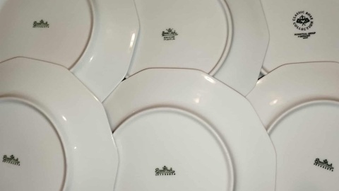 6x talerz śniad. Rosenthal Biała Maria śr.20 cm
