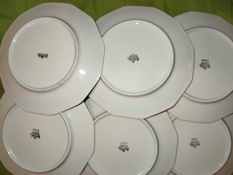 6x talerz śniad. Rosenthal Biała Maria śred. 20 cm