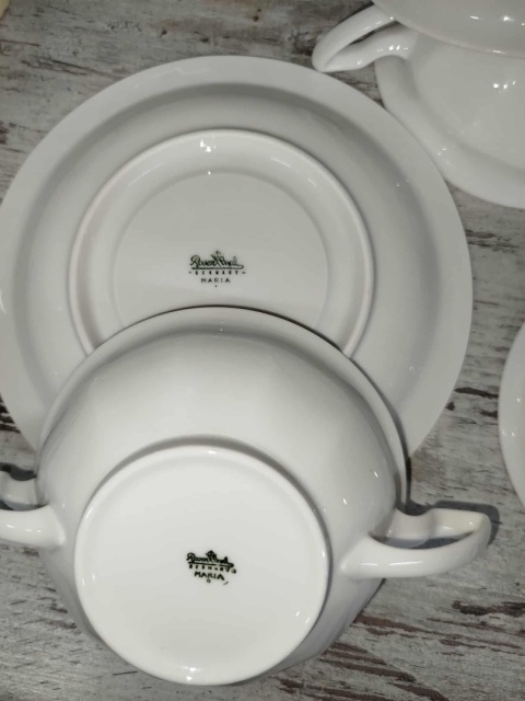 Rosenthal Biała Maria -bulionówka + spodek
