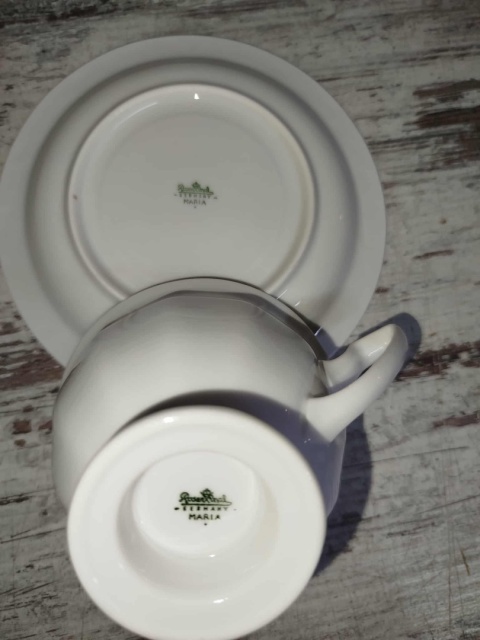 filiżanka z podst. Rosenthal Biała Maria filiżanka z podst. Rosenthal Biała Maria