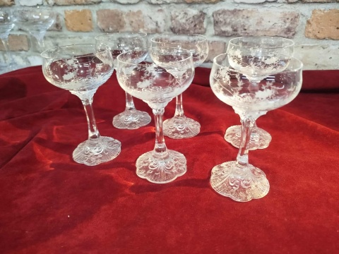 6x kieliszki do koniaku,likieru ,nalewek Rosenthal Monbijou