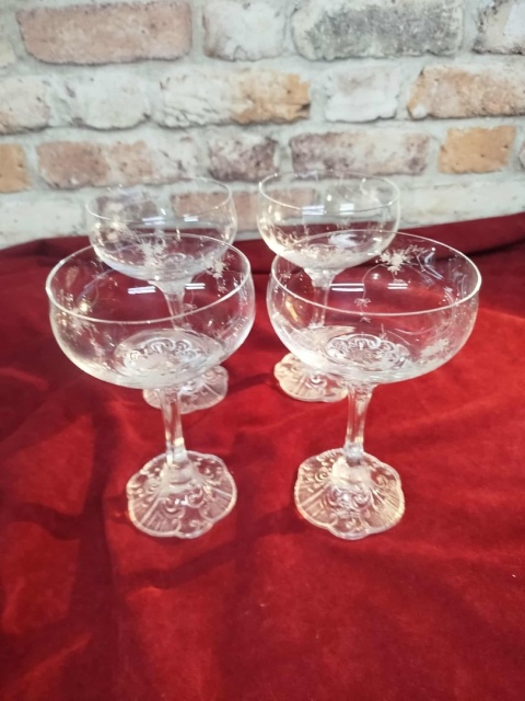 4 kieliszki do szampana Rosenthal Monbijou 4 kieliszki do szampana Rosenthal Monbijou