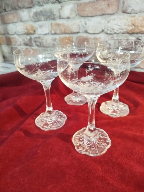 4 kieliszki do szampana Rosenthal Monbijou 4 kieliszki do szampana Rosenthal Monbijou