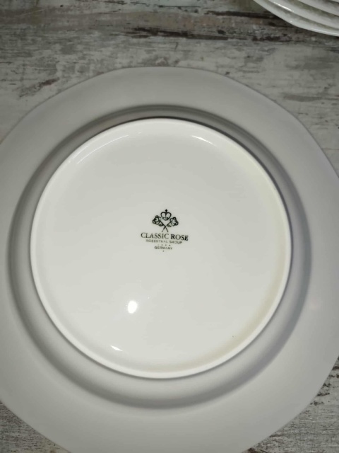 6X talerz głęb. Rosenthal Biała Maria