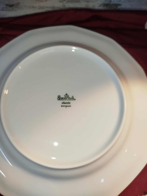 6x talerz płas. Rosenthal Biała Maria